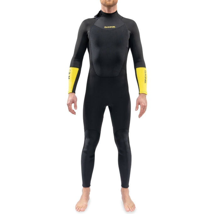 Гидрокостюм DAKINE MEN'S RTA BACK ZIP FULL SUIT 5/3mm Black/Yellow Размер L DK21M53RTA (0604565435170)